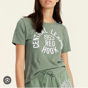NWT J. CREW VINTAGE COTTON RED HOOK TEE, M